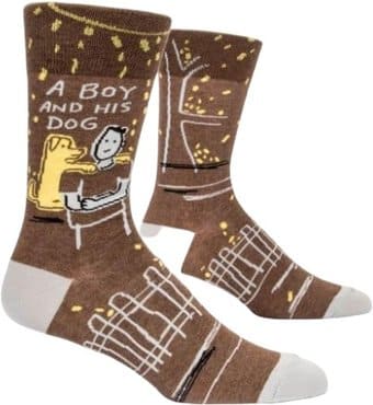 A Boy And His Dog - Men's Crew Socks