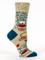 GET THE HELL OUT OF MY KITCHEN W-CREW SOCKS